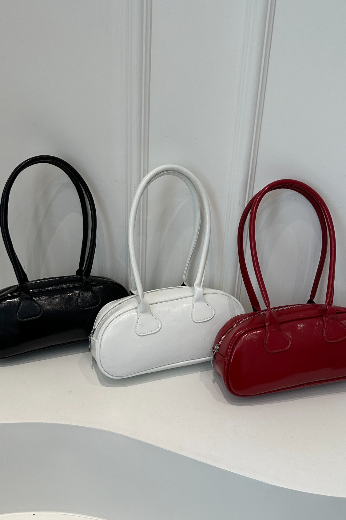 Wilma - Elegant PU Leather Shoulder Bag med kompakt design