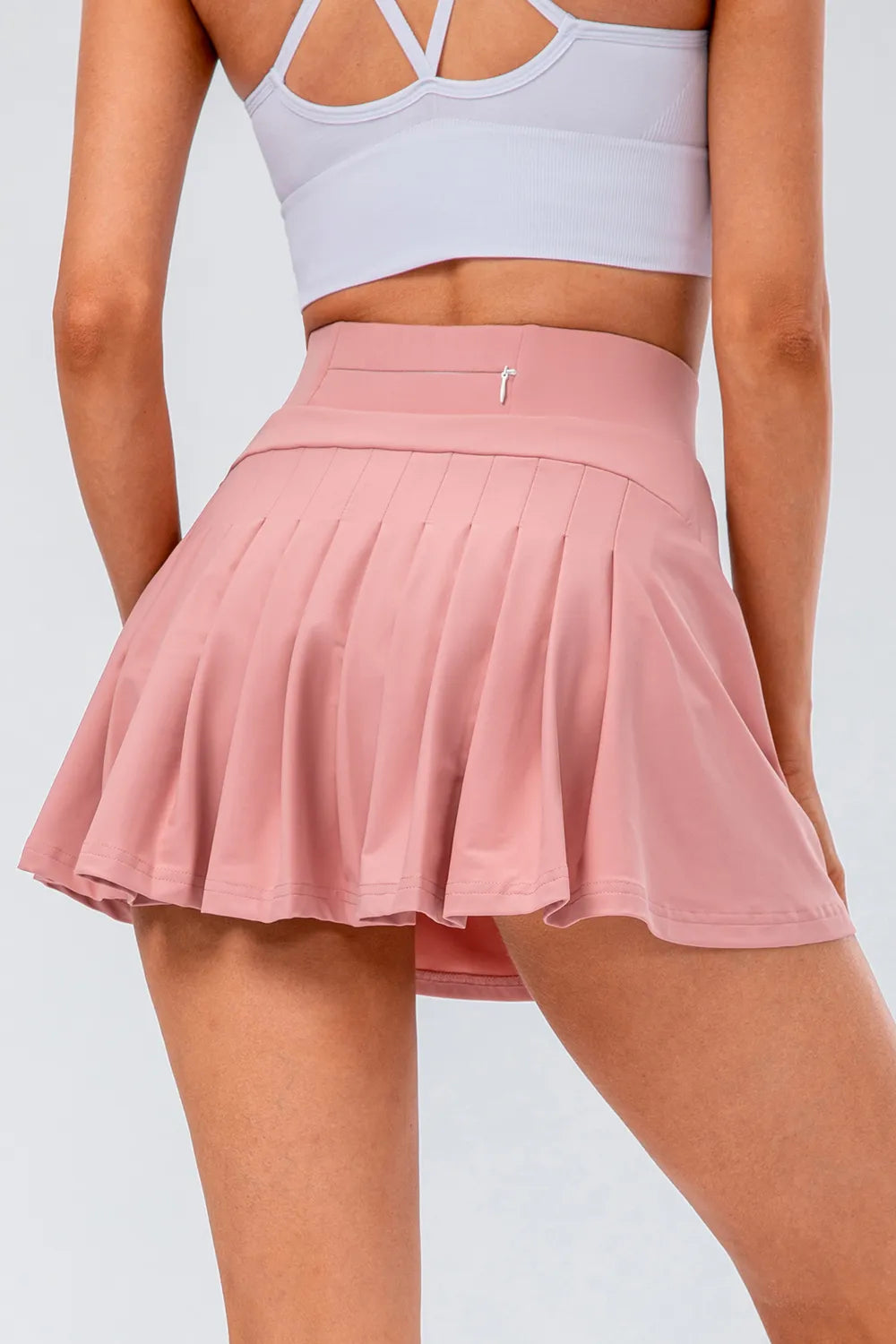 Ronja - High Waist Pleated Active Skirt med bekväm passform