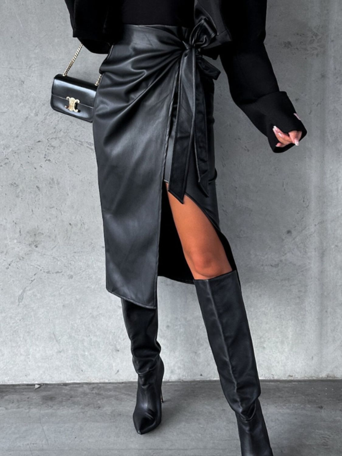 Liv - Tied High Waist Skirt med elegant design och passform