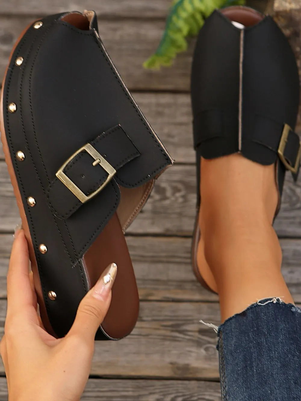 Alina - Stiliga Peep Toe Platform Sandals med komfortabel sula